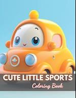 Cute Little Sports Car Coloring Book