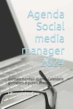 Agenda Social media manager 2024