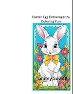Easter egg Extravaganza Coloring Fun"