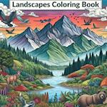 Landscapes Coloring Book