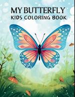 My Butterfly Kids Coloring Book