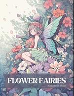 Flower Fairies Coloring Book for Kids and Adults