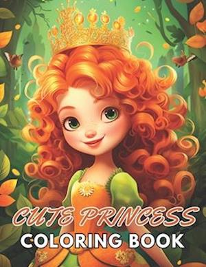 Cute Princess Coloring Book For Kids