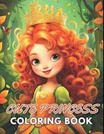 Cute Princess Coloring Book For Kids