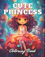 Cute Princess Coloring Book For Kids