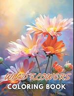 Wild Flowers Coloring Book For Adult