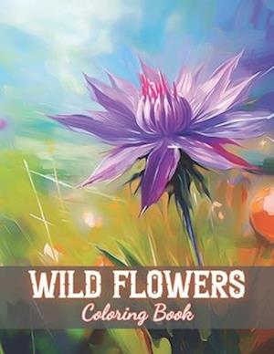 Wild Flowers Coloring Book For Adult