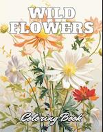 Wild Flowers Coloring Book For Adult