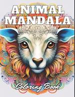 Animal Mandala Coloring Book for Adults