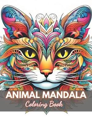 Animal Mandala Coloring Book for Adults