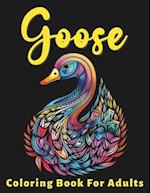 Goose Coloring Book For Adults