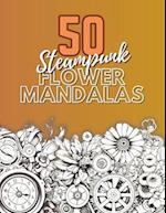 50 Steampunk Flower Mandalas