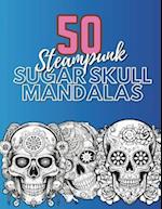 50 Steampunk Sugar Skull Mandalas