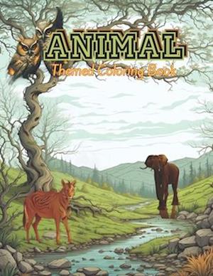 ANIMAL COLORING BOOK: THEMED COLORING BOOK