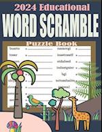 2024 Educational Word Scramble Puzzle Book