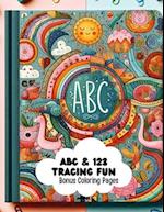 ABC 123 Tracing & Color