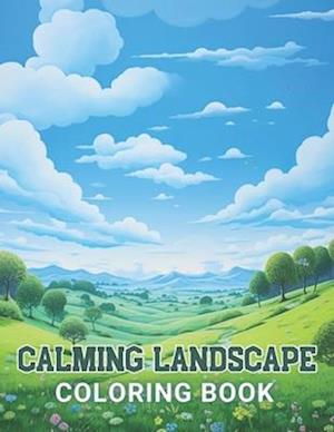 Calming Landscape Coloring Book