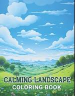 Calming Landscape Coloring Book