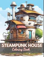 Steampunk House Coloring Book