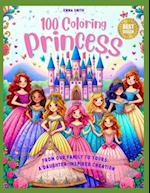 100 Coloring Princesses