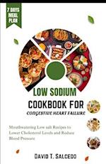 Low Sodium Cookbook for Congestive Heart Failure