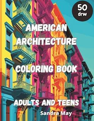 American Architecture Coloring Book