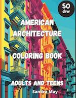 American Architecture Coloring Book