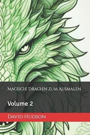 Magische Drachen zum Ausmalen