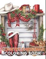 Country Christmas Coloring Book