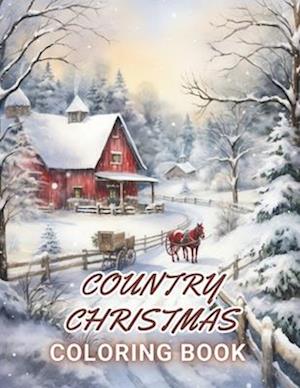 Country Christmas Coloring Book