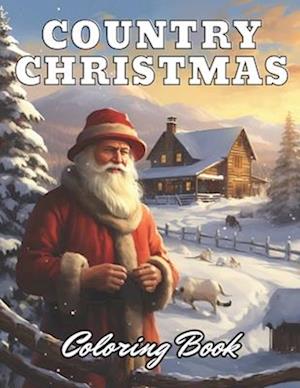 Country Christmas Coloring Book