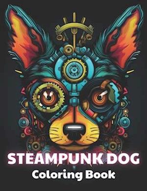 Steampunk Dog Coloring Book