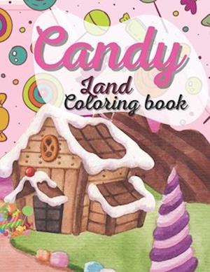 Candy Land coloring book for kids