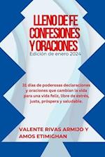 Lleno de Fe Confesiones Y Oraciones