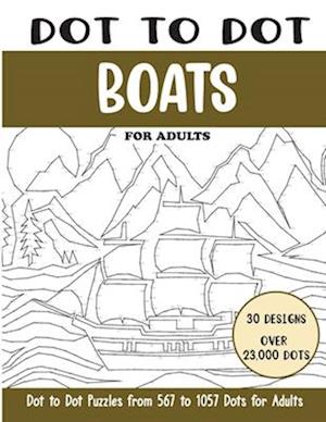 Dot to Dot Boats for Adults