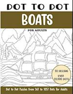 Dot to Dot Boats for Adults