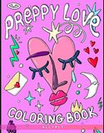 Preppy Love Bold & Easy Coloring Book