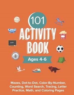 Activity Book for Kids Ages 4-6