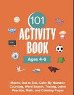 Activity Book for Kids Ages 4-6