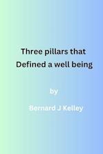 Three pillars that defined a well being