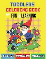 Toddlers Coloring Book, Big Fun & Learning