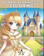 big book of princesses coloring