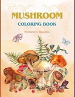 Mushroom Coloring Book