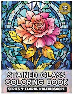 Stained glass coloring book series 4