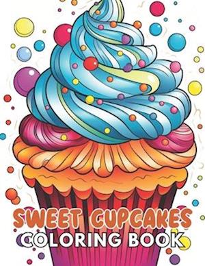 Sweet Cupcakes Coloring Book