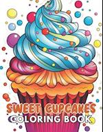 Sweet Cupcakes Coloring Book