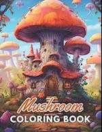 Mushroom Coloring Book For Adults