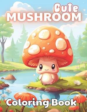 Cute Mushroom Coloring Book