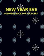 New Year Eve Coloring Book For Toddlers