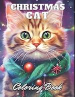 Christmas Cat Coloring Book